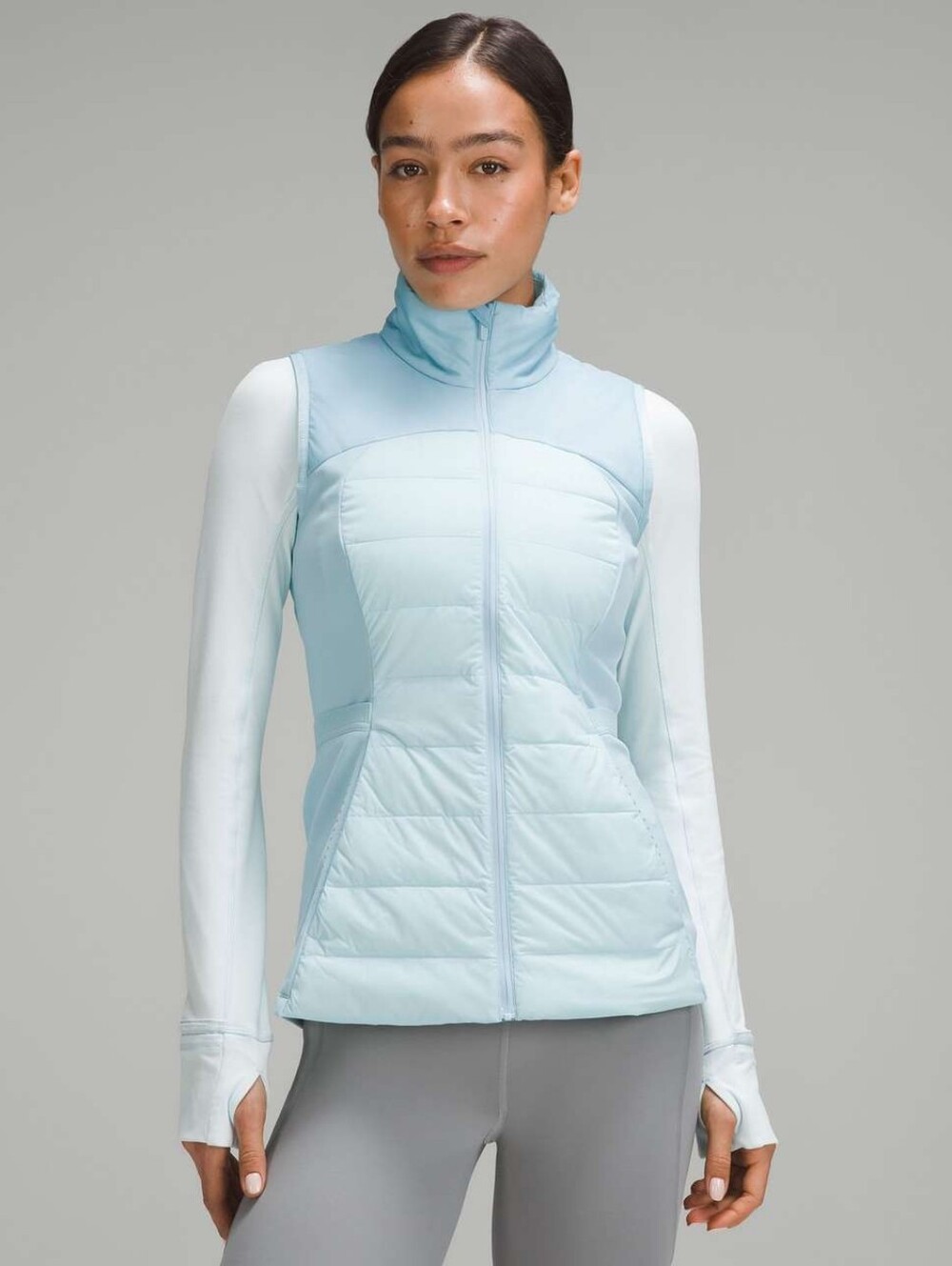 Lululemon Down for It All Vest - Sea Frost (Size 6)